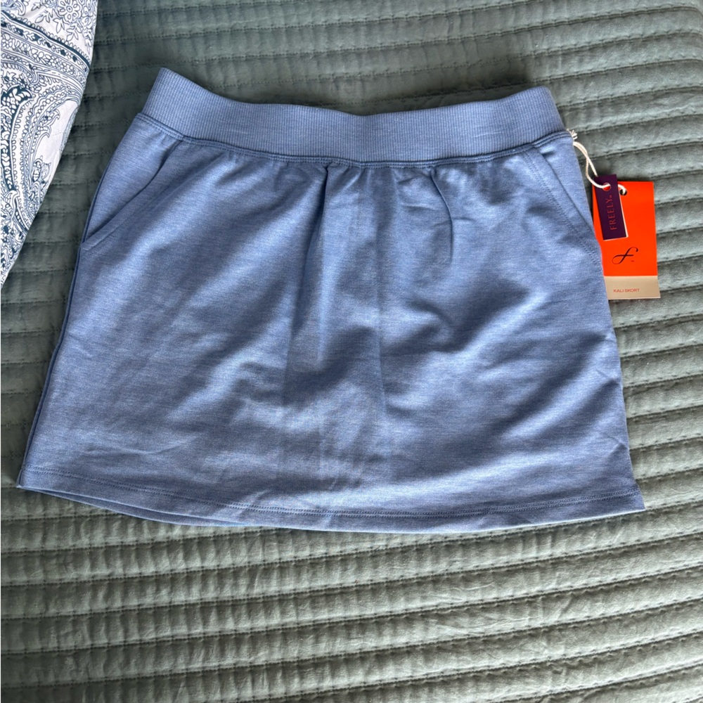 Blue Girls' Knit Skirt